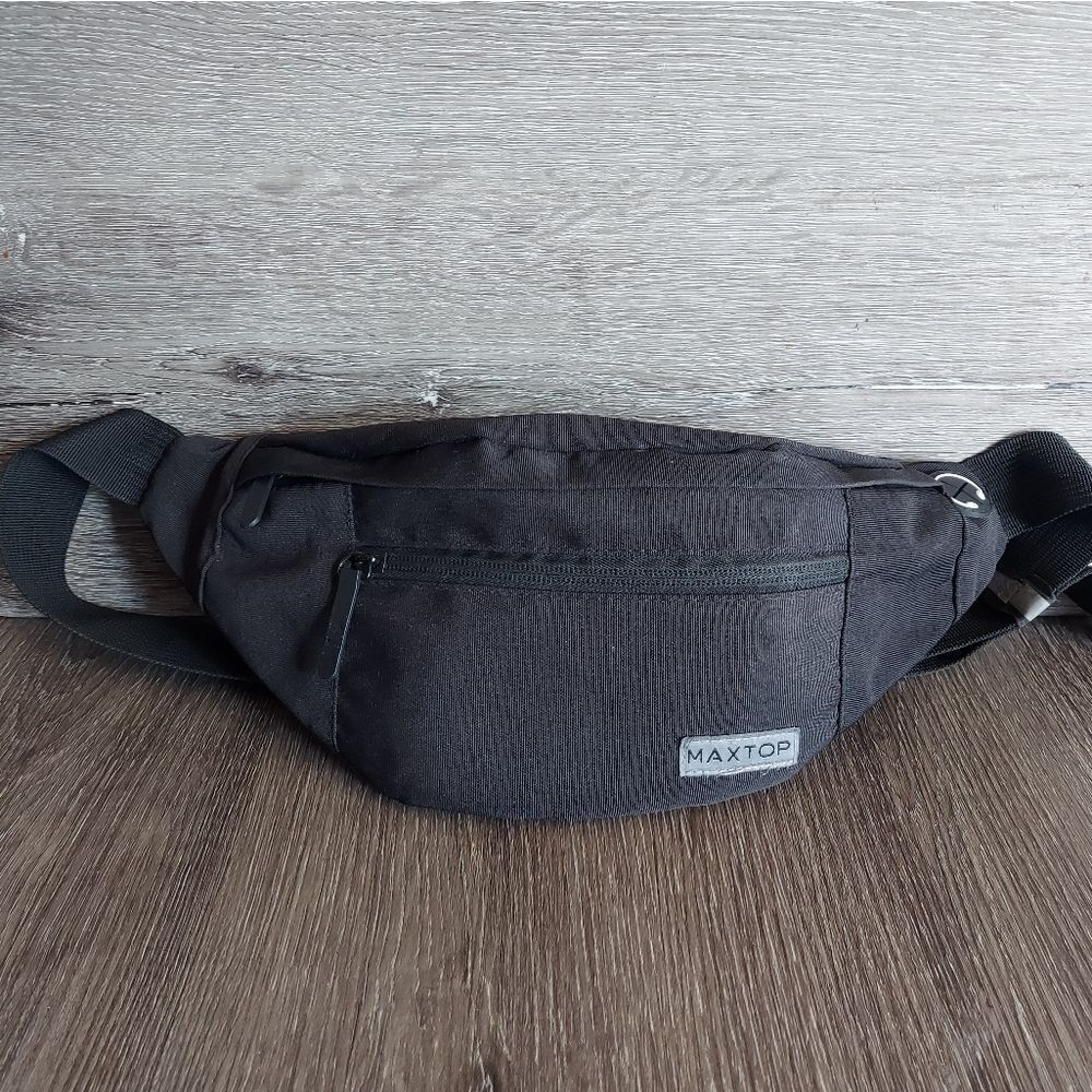 MAXTOP Black Fanny Pack Waist Bag